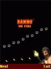 game pic for Rambo on fire